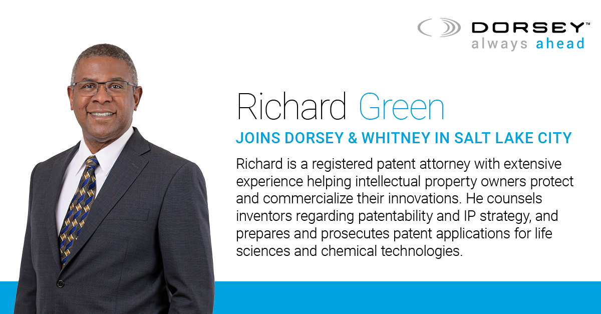 Richard Green Joins Dorsey