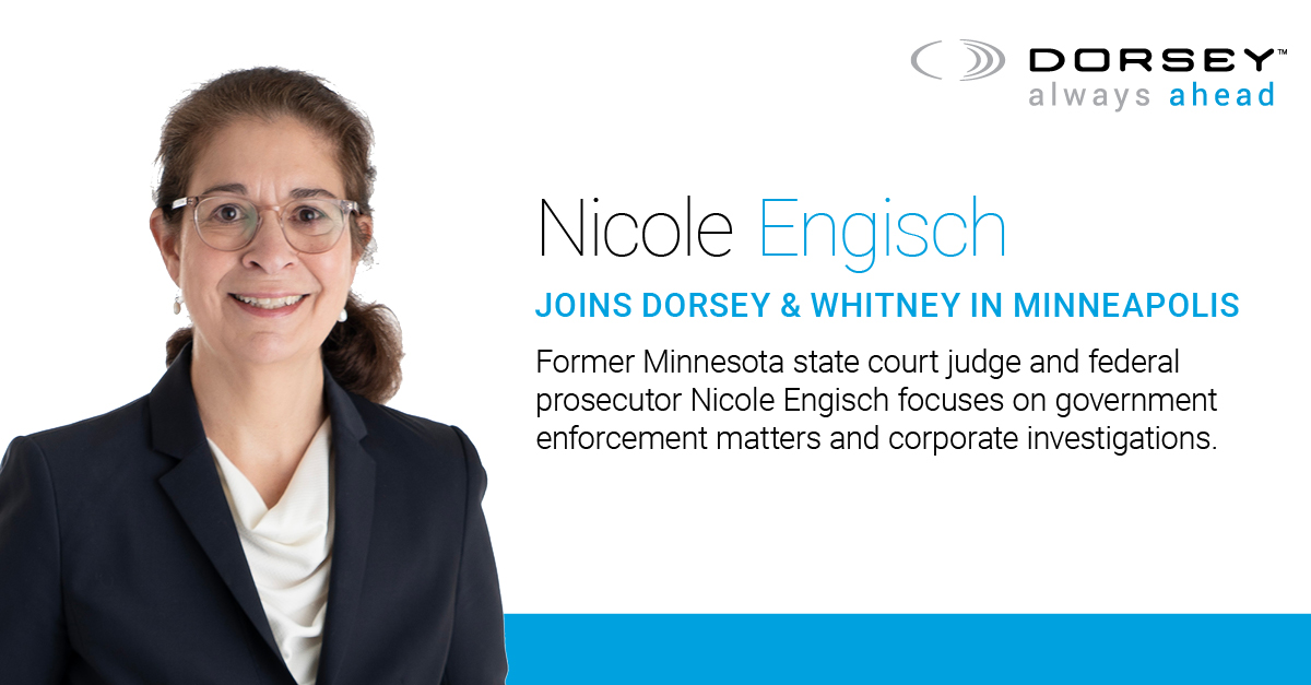 Nicole Engisch Joins Dorsey