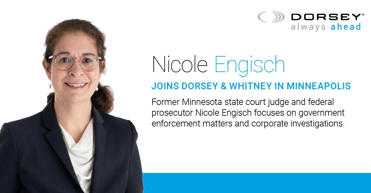 Nicole Engisch Joins Dorsey