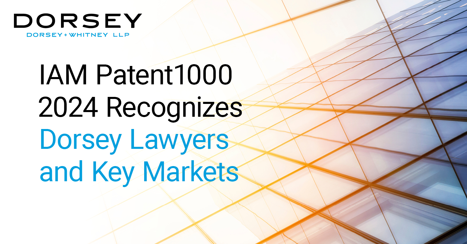 IAM Patent 1000 2024 Recognition