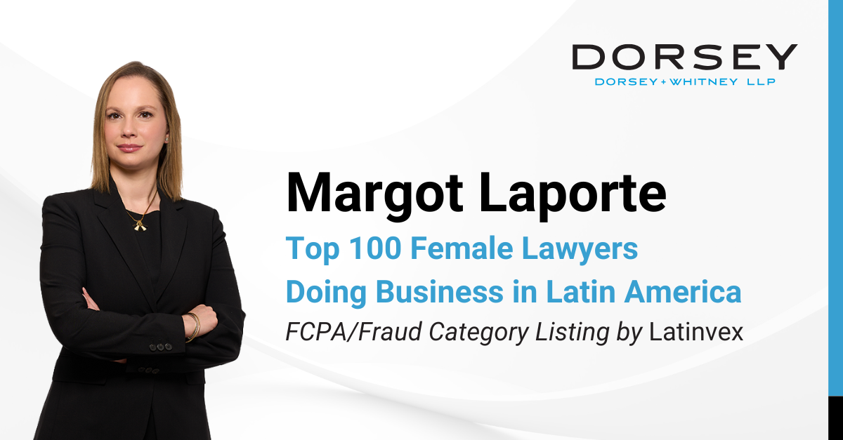 Margot Laporte Named to Latinvex’s Top 100 Female Lawyers List