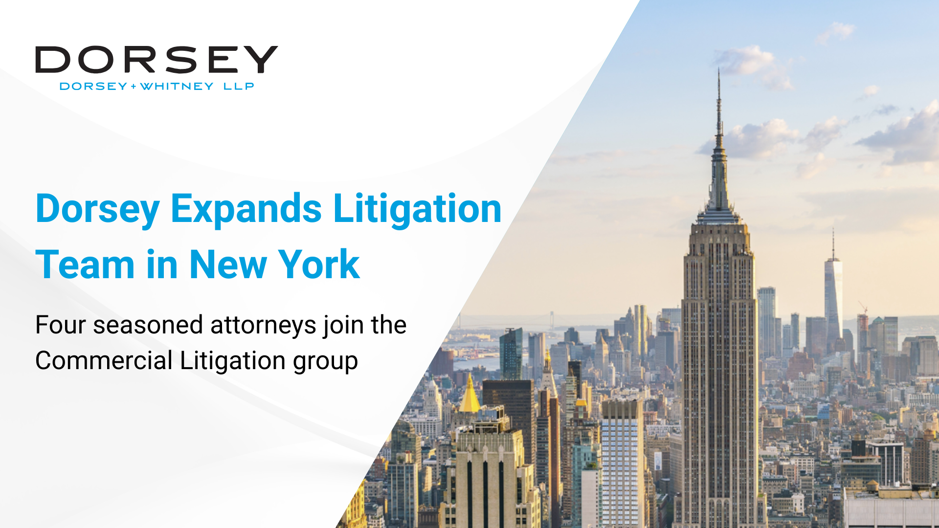 Highly Regarded Litigation Team Joins Dorsey in New York