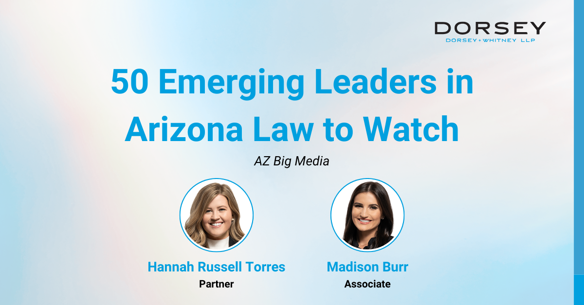 Emerging Leaders in Arizona Law to Watch