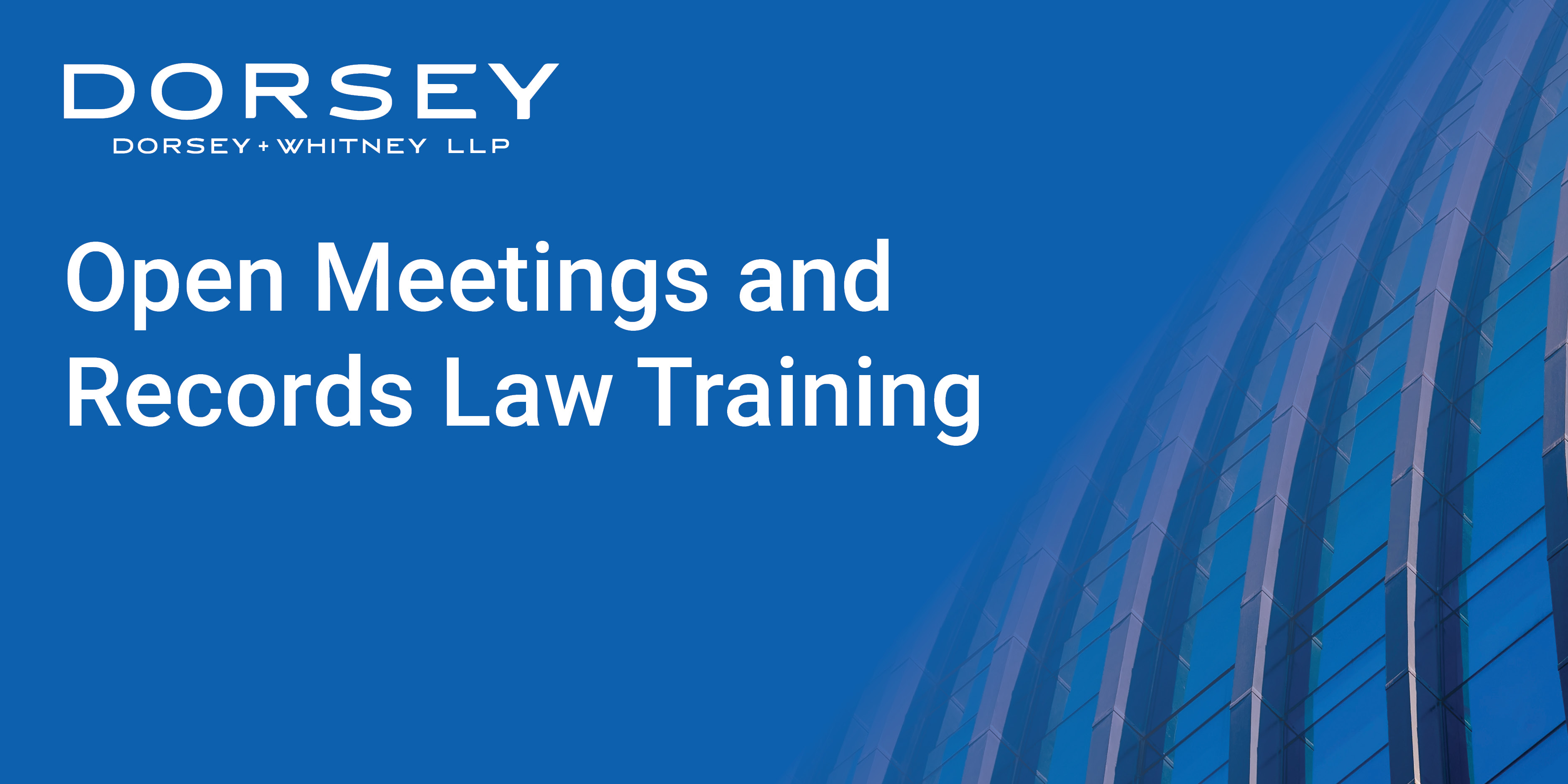 Des Moines Open Meetings and Records Law Training