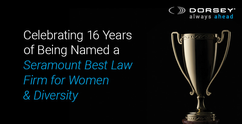Seramount Best Law Firm for Women & Diversity