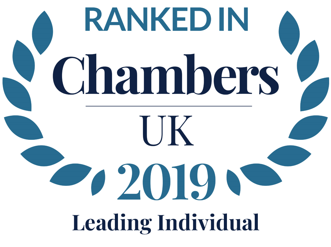 Chambers UK Leading Individual 2019
